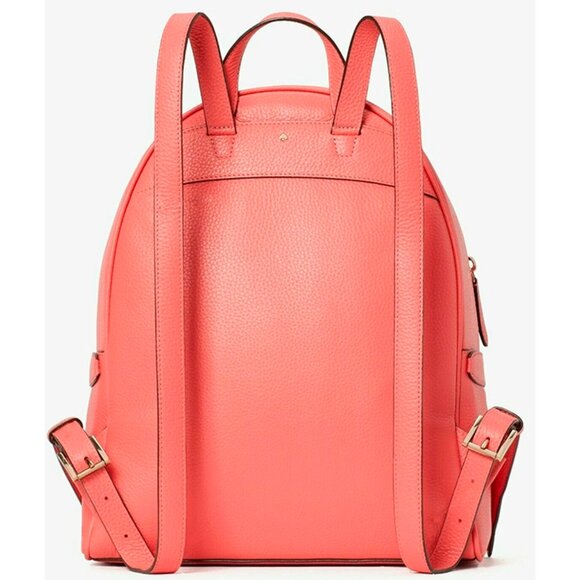 S Kate Spade Day Medium Backpack Peach Leather PXRUB429 NWT $298 Retail main image 5